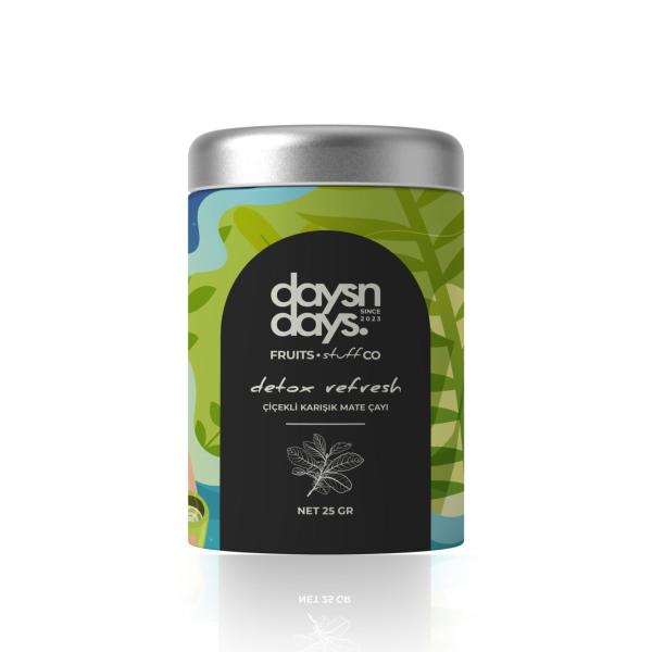 Detox Refresh – Çiçekli Karışık Mate Çayı (25 gr)